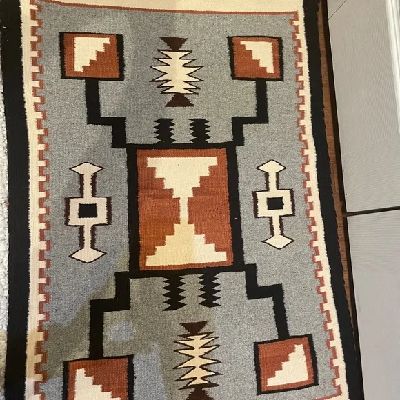 Genuine Southwestern Navajo Geometric Area Rug